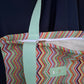 Bolsa IGUÑA multicolor zigzag