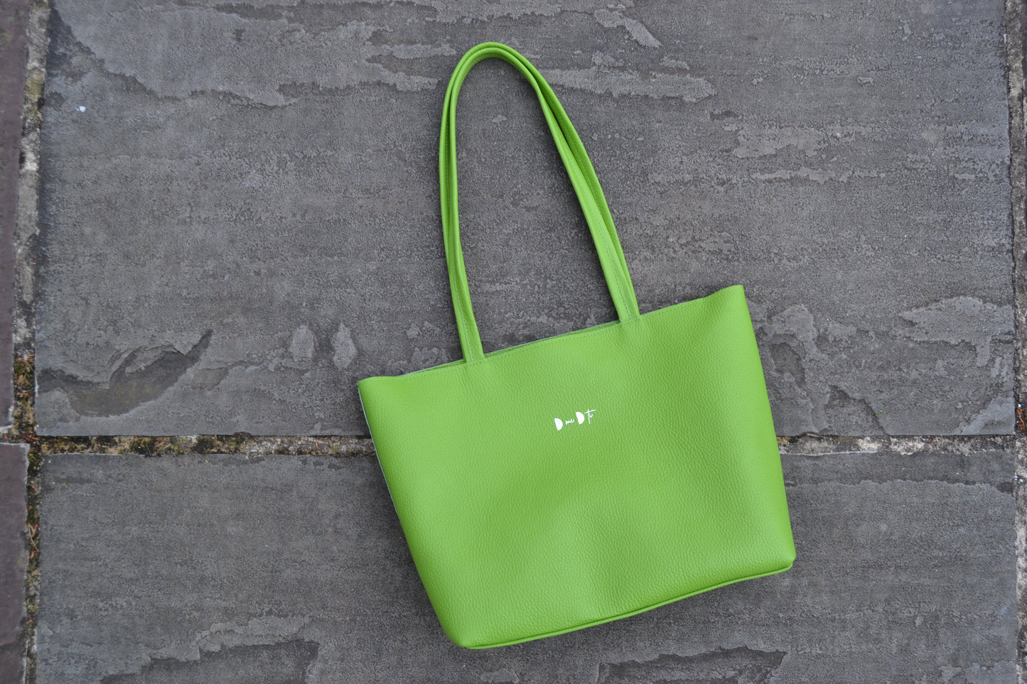 Bolso shopper VEGA piel verde