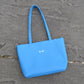 Bolso shopper VEGA piel azul