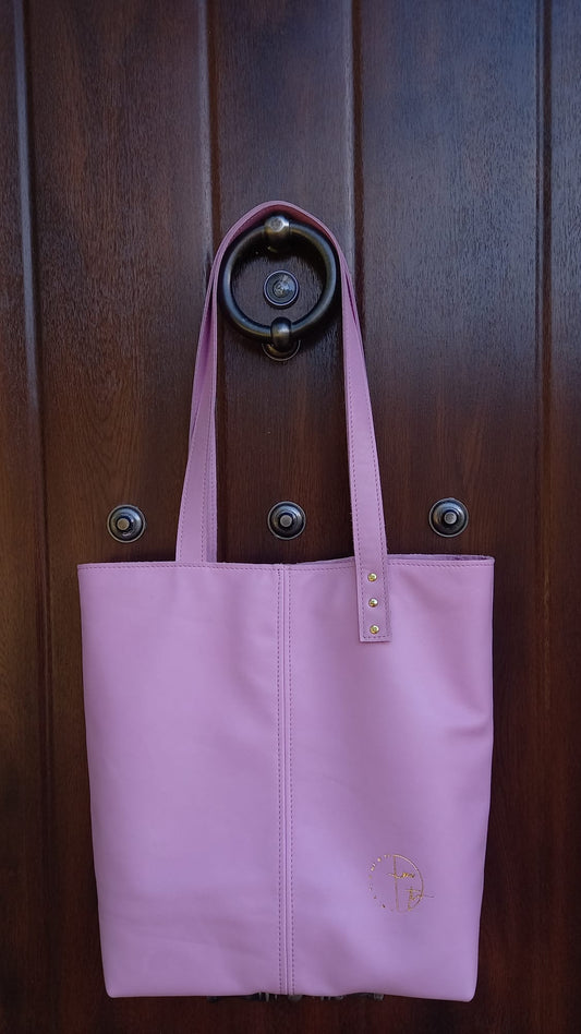 Bolso RAOS piel rosa