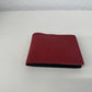 Cartera tarjetero hombre piel rojo
