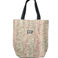 Bolsa de tela maraña rosa y verde