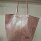 Bolso shopper VEGA XL piel brillante tornasolada rosa