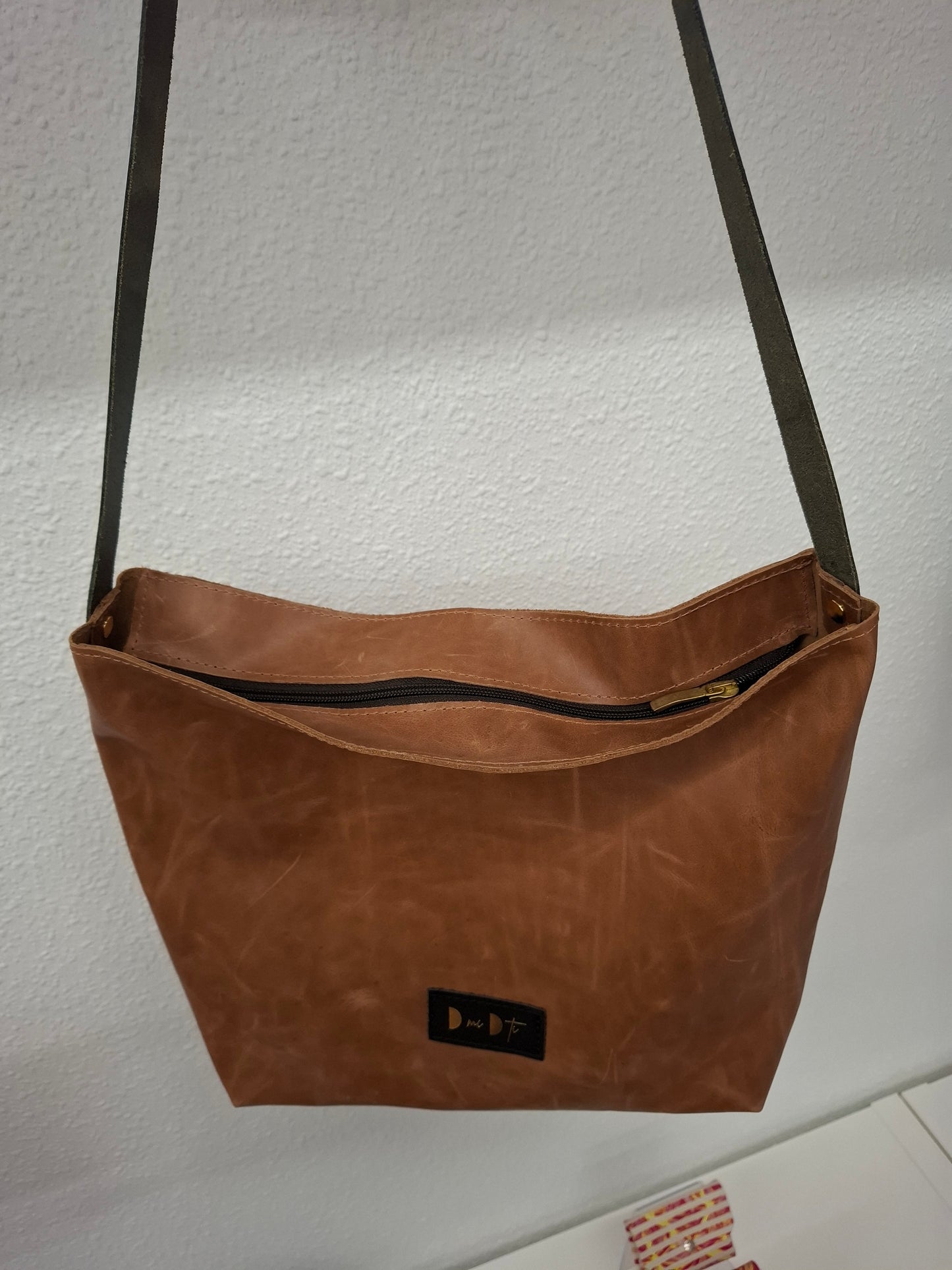 Bolso IGUÑA piel marrón