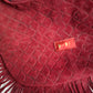 Bolso SOTO XL serraje flecos rojo