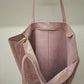 Bolso shopper VEGA XL piel brillante tornasolada rosa