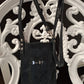 Bolso de móvil de piel envejecida negra