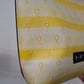 Bolso IGUÑA piel caballitos de mar amarillo y negro