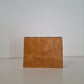 Cartera hombre piel amarillo envejecido