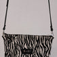 Bolso bandolera DOBRA piel con pelo cebra