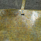 Bolso shopper VEGA XL piel jaspeado amarillo y plata