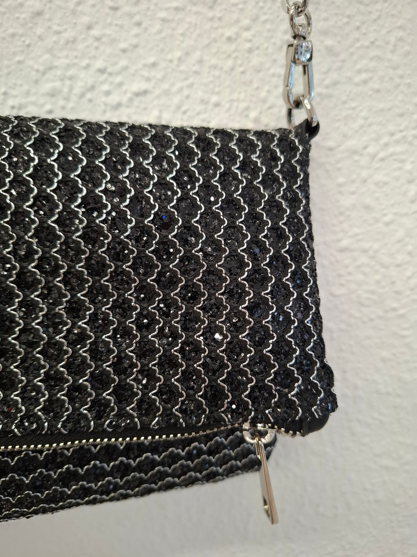 Bolso CAÑADÍO negro y plata