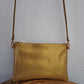 Bolso bandolera DOBRA piel oro viejo