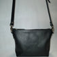 Bolso bandolera YERA piel con pelo negro
