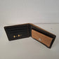 Cartera hombre piel marrón envejecido
