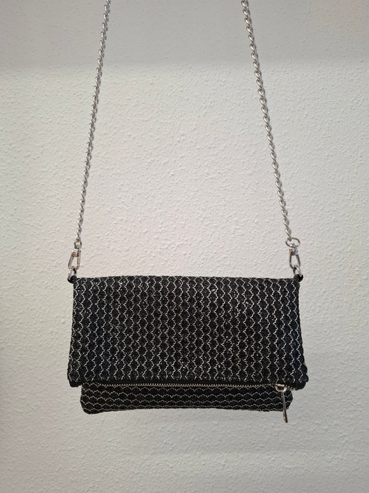 Bolso CAÑADÍO negro y plata