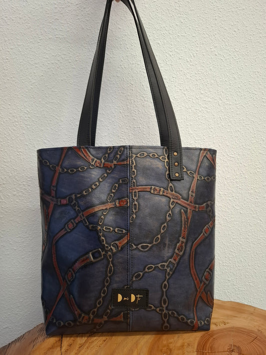 Bolso RAOS piel correas caballos