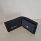 Cartera hombre piel azul