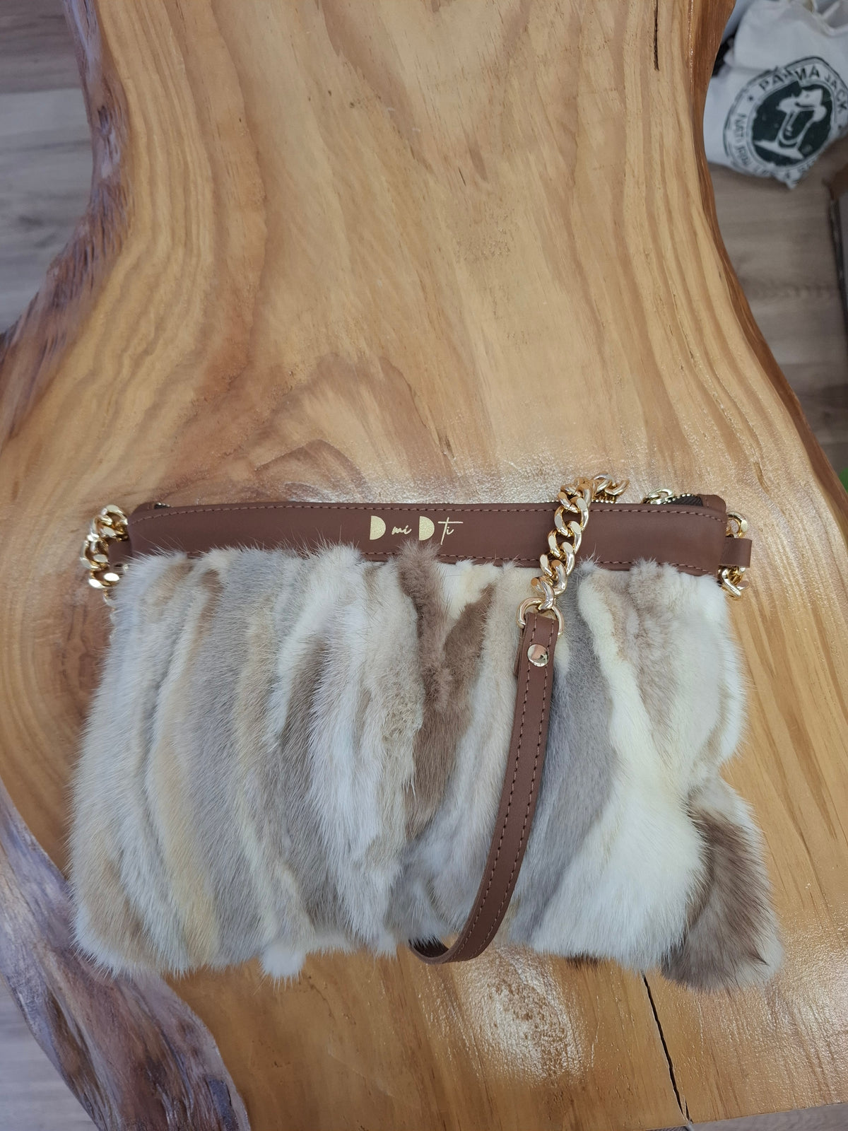 Bolso bandolera CAMPOO piel bisón