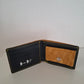 Cartera hombre piel amarillo envejecido