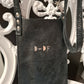 Bolso de móvil de piel envejecida negra