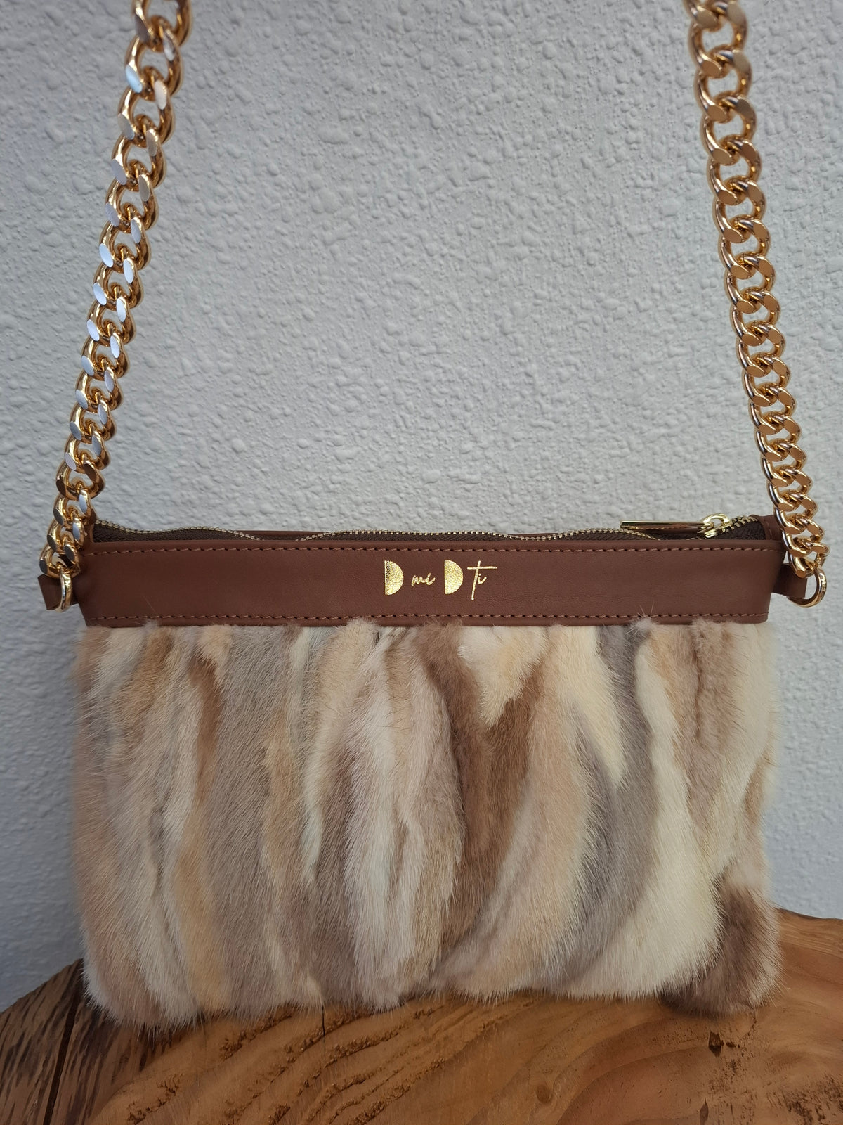 Bolso bandolera CAMPOO piel bisón