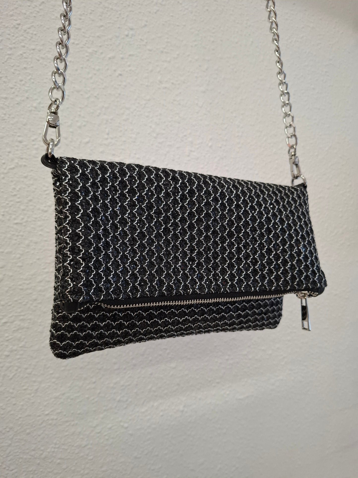 Bolso CAÑADÍO negro y plata