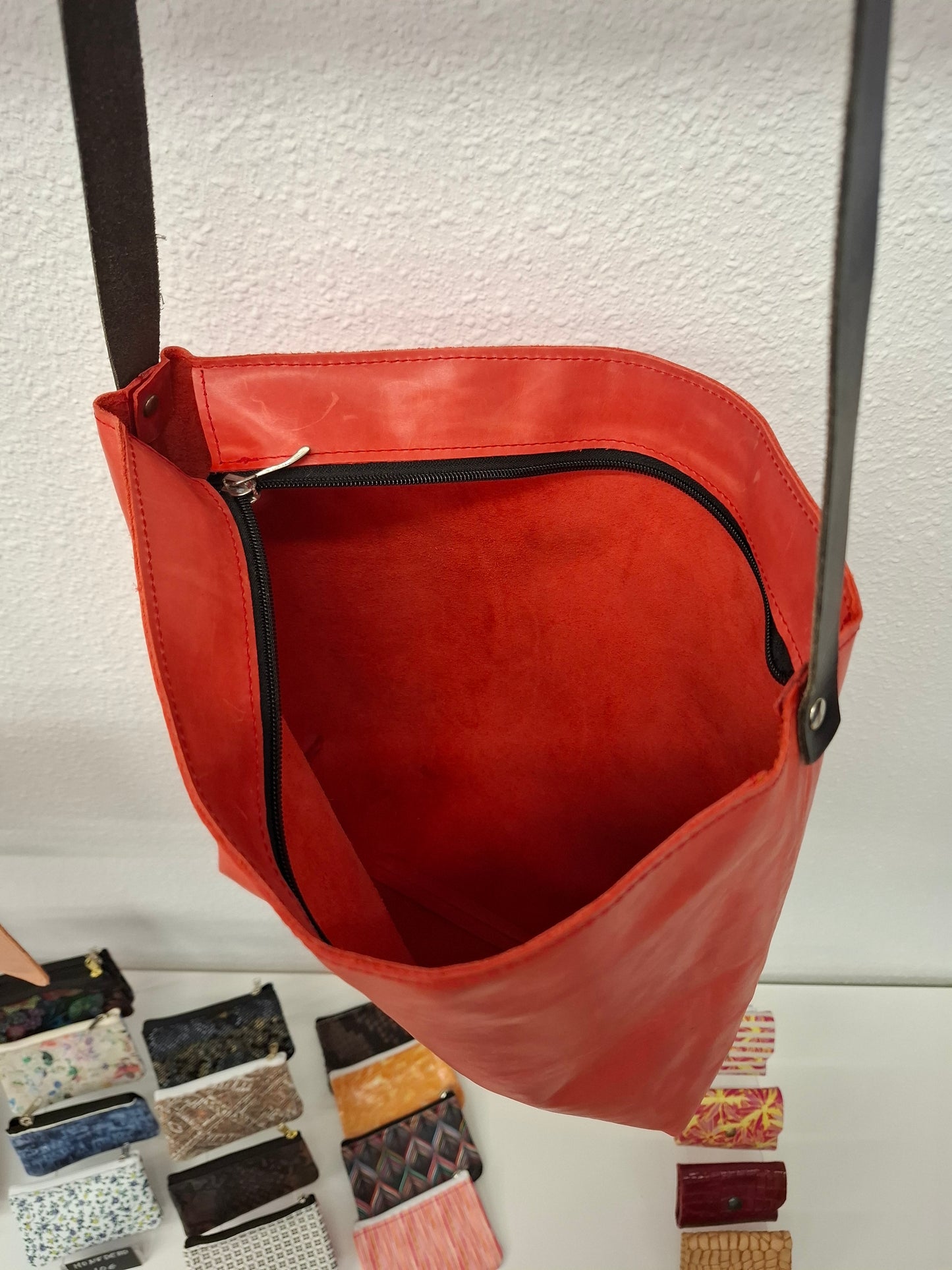 Bolso IGUÑA piel coral