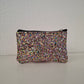 Monedero glitter y piel metalizada