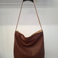 Bolso IGUÑA piel avestruz beige