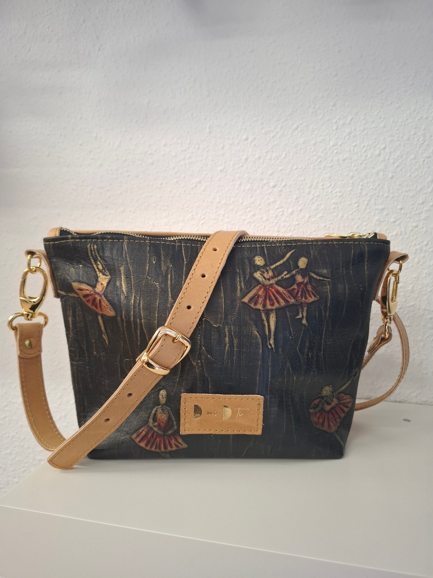 Bolso bandolera YERA piel bailarinas