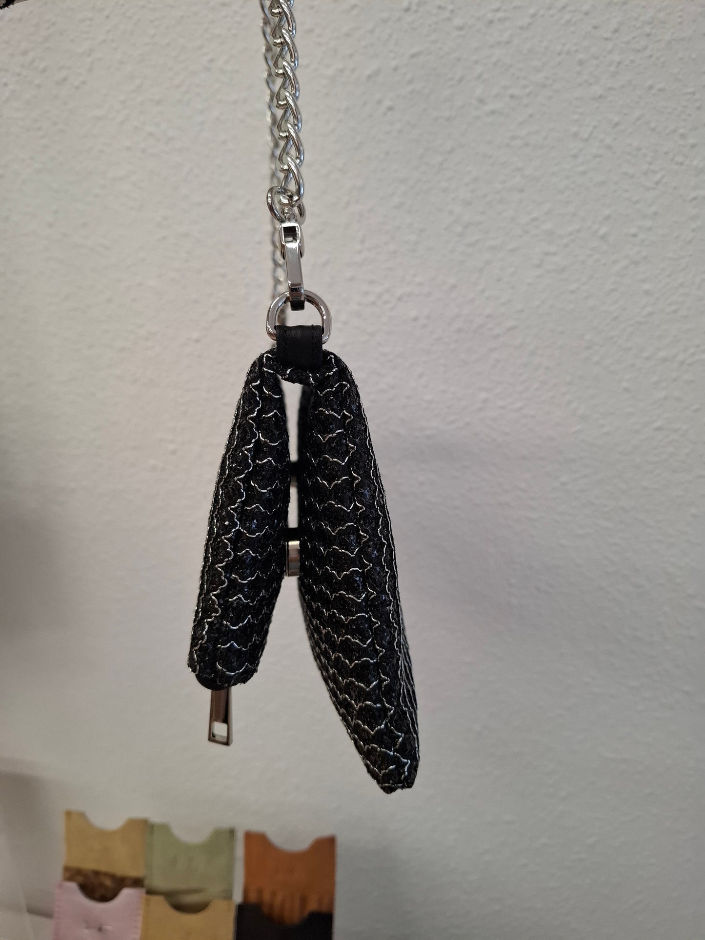 Bolso CAÑADÍO negro y plata