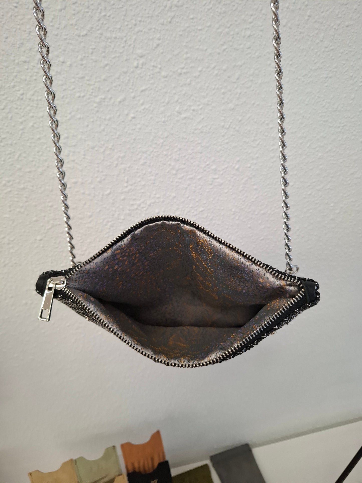 Bolso CAÑADÍO negro y plata