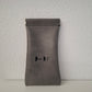 Funda gafas piel gris