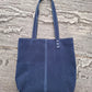 Bolso RAOS serraje azul marino